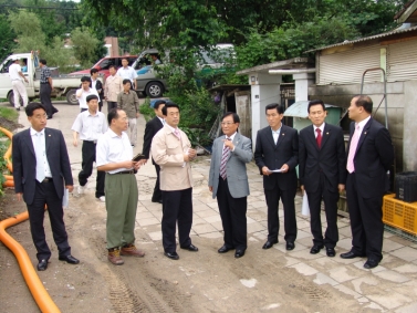 제144회 공항동 수해지역 방문