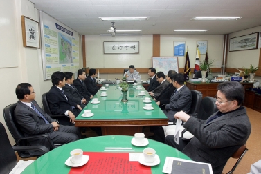 강서구의회 의장단 강서경찰서 방문